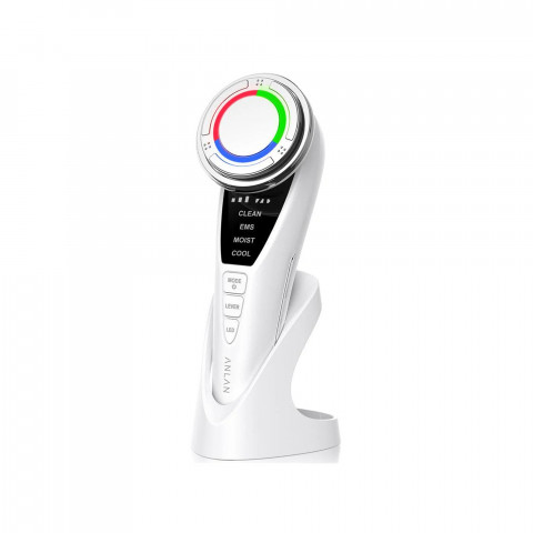Масажер для лиця ANLAN EMS Red and Blue and Green light therapy Beauty Device